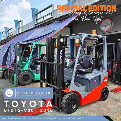 FORKLIFT SECOND TOYOTA 8FBN15